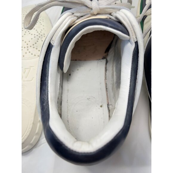 Louis Vuitton Tower Low Top Dark Blue/White Leather Sneakers Mens Size 8 - Picture 16 of 16